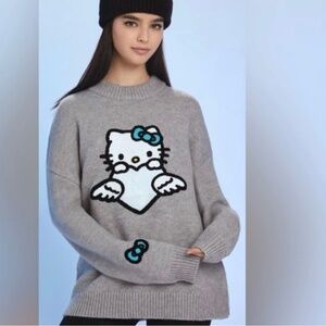 Hello Kitty & friends Forever 21 Sz M Gray sweater